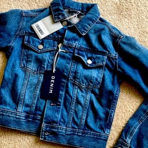 NWT Everlane Shrunken Denim Jacket